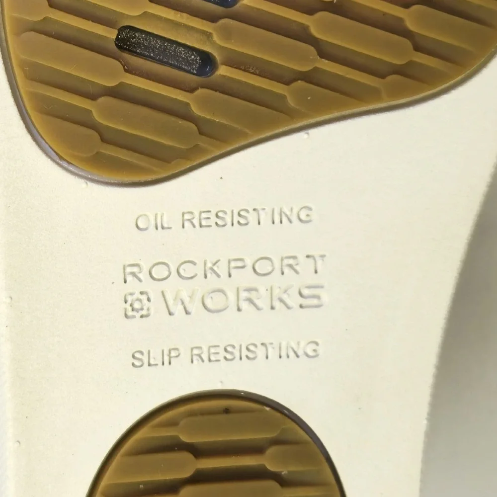 Rockport Works Womens RK643 Parissa Composite Toe Black Work Shoes Size 9.5